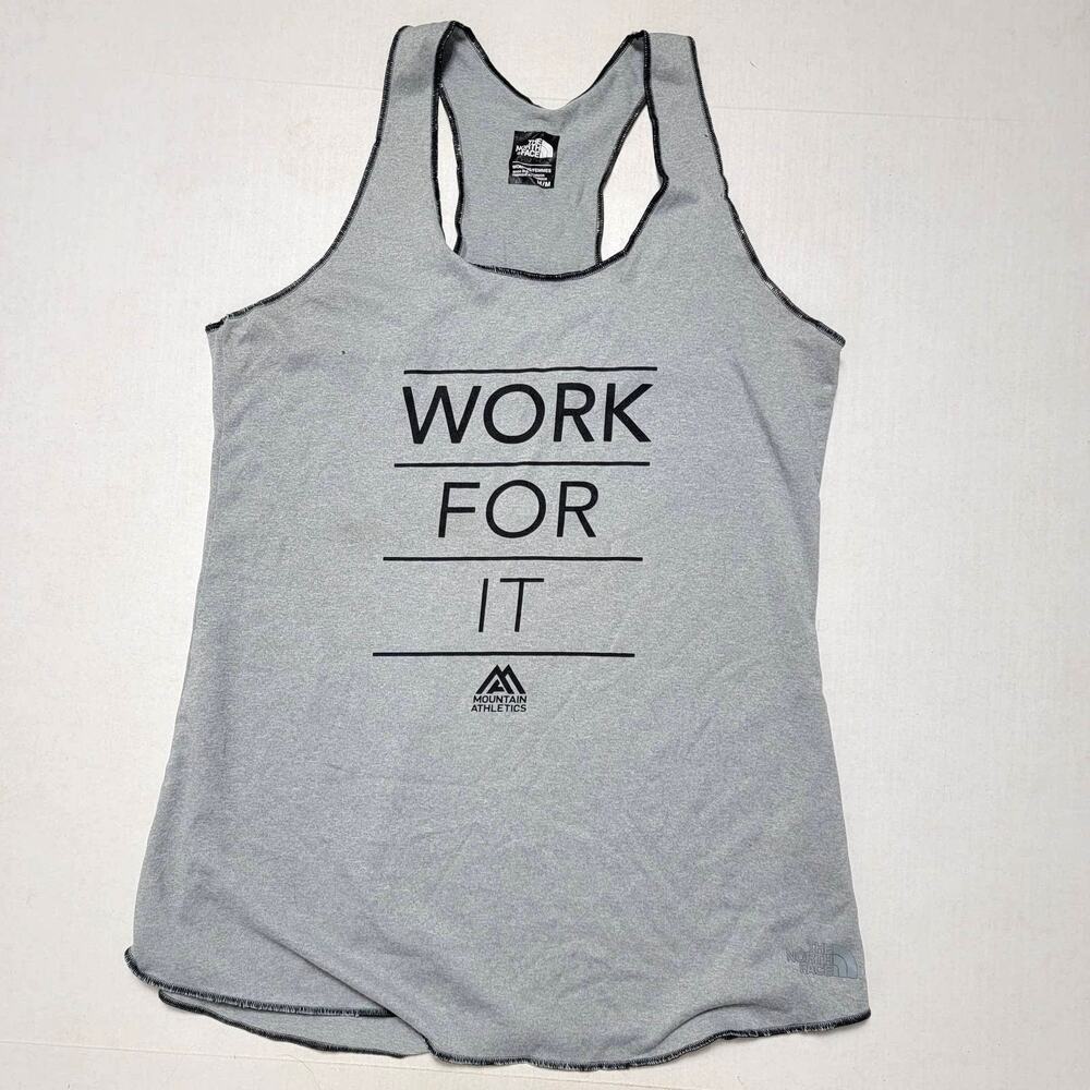 The North Face Grey Work For It Tank Top SZ Medium